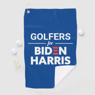 Serviette De Golf Golfers pour Biden Harris Texte personnalisé bleu