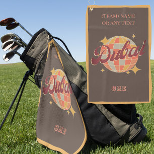 Serviette De Golf golfeur de golf à Dubaï aux Émirats arabes unis