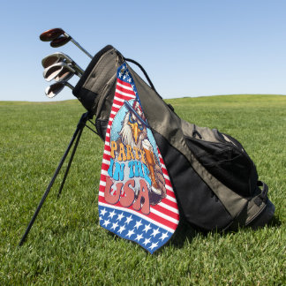 Serviette De Golf GOLFEUR Fête aux États-Unis