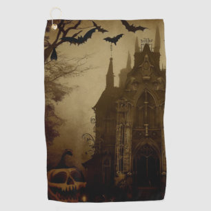 Serviette De Golf Gothique/Halloween/automne/citrouille