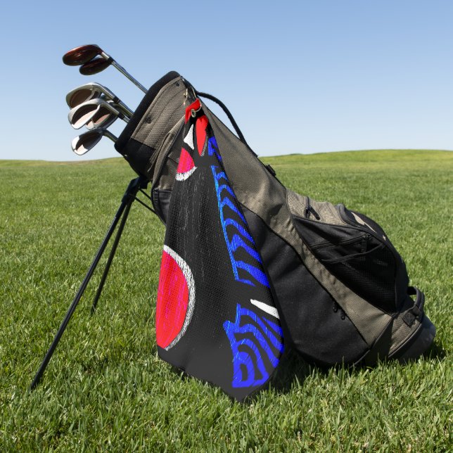 Serviette De Golf Graffiti 11 gtcna (Vert)