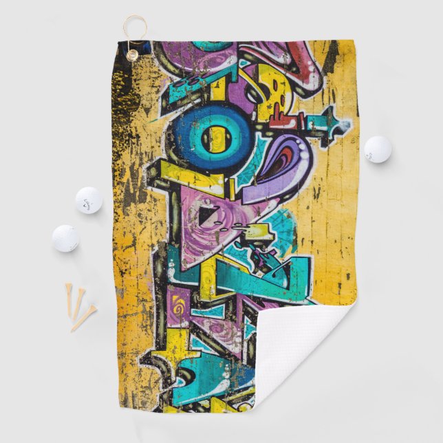 Serviette De Golf Graffiti, Grundarfjordur, Islande (En situation)