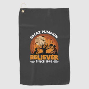 Serviette De Golf Grand Croyant de la Citrouille Depuis Halloween Sq