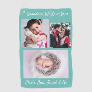 Serviette De Golf Grand-Mère Nous Vous Aimons ! Messages et photos d