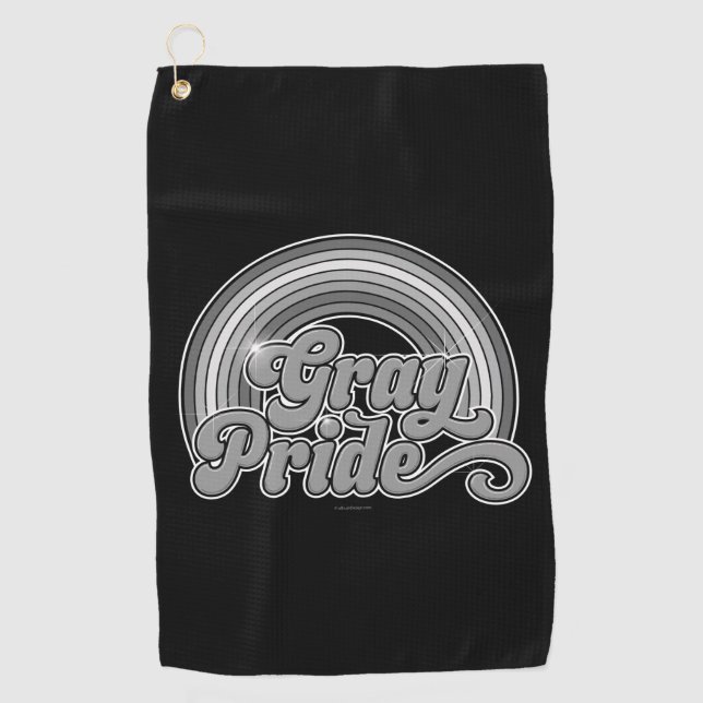 Serviette De Golf Gray Pride (Senior retraité) (Devant)