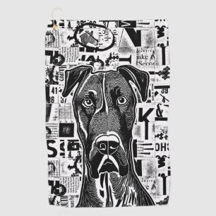 Serviette de golf Great Dane Dog
