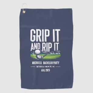 Serviette De Golf "Grip It and Rip It - T-shirt de golf personnalisé