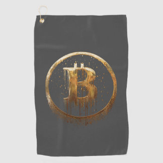 Serviette de golf Gris Bitcoin