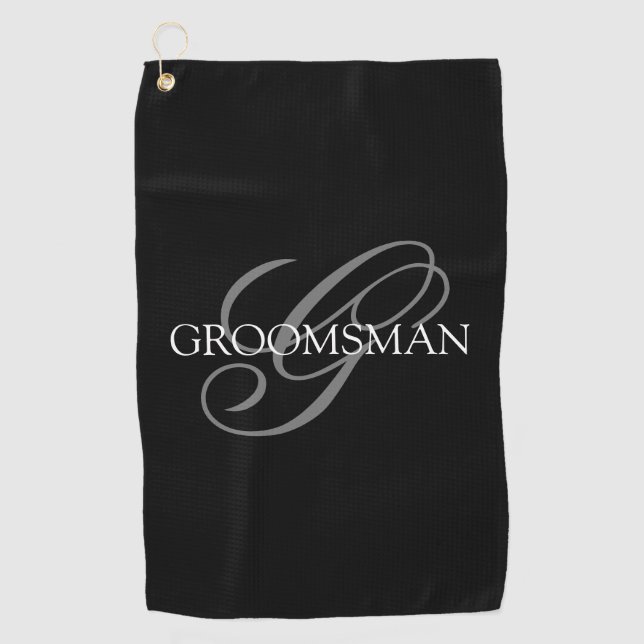Serviette De Golf Groomsmen Swagbag (Devant)