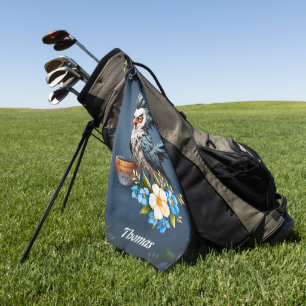 Serviette De Golf Grumpy Bird lundi.