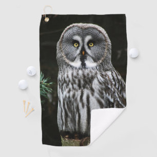 Serviette De Golf Gtcn de Great Grey Owl