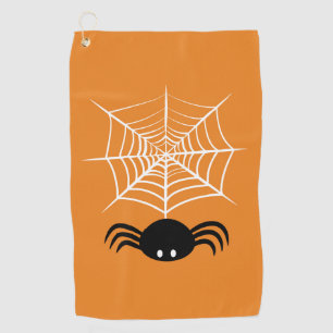 Serviette De Golf Halloween Spider Web