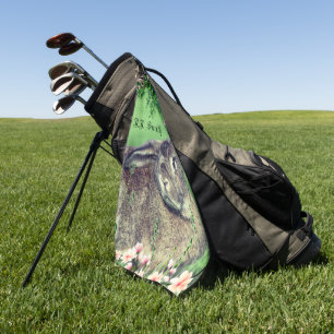 Serviette De Golf Hare Rabbit Animal Fun Personnalisé