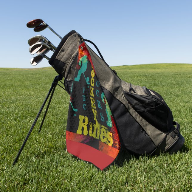SERVIETTE DE GOLF HOCKEY (Vert)