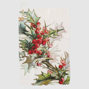 Serviette De Golf HollyBerries 004