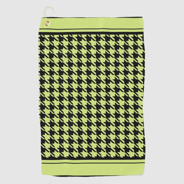 Serviette de golf Houndstooth (Devant)