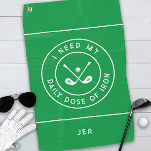 Serviette De Golf Humour de golfeur mignon équipement de golf sport