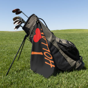 Serviette De Golf I Heart Holland ou sur bk gtcnt