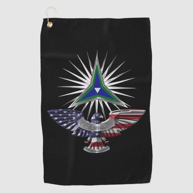Serviette De Golf III Corps fantôme Guerriers Personnalisé Aigle (Devant)