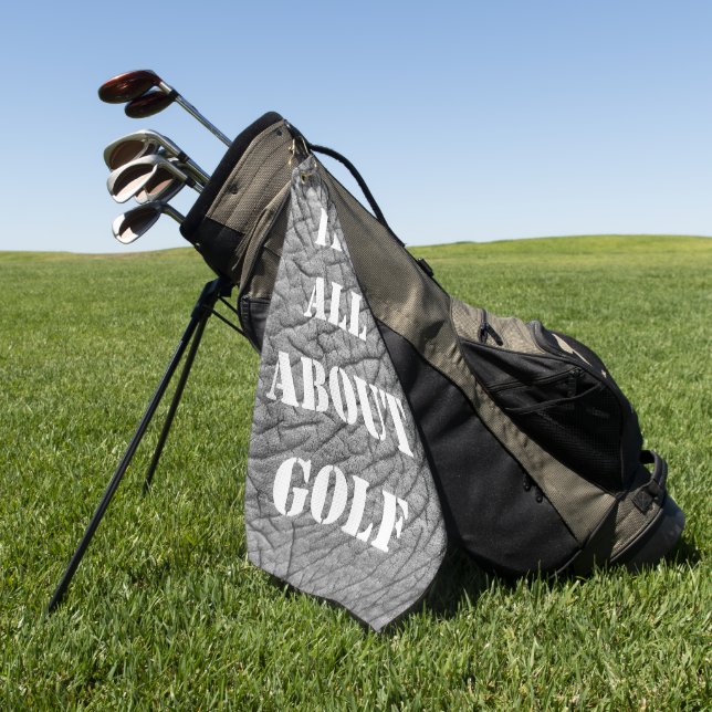 Serviette De Golf Il s'agit de Golf moderne peau d'éléphant dire (Vert)