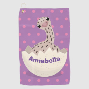 Serviette De Golf Illustration d'autruche pour bébé à couver mignon