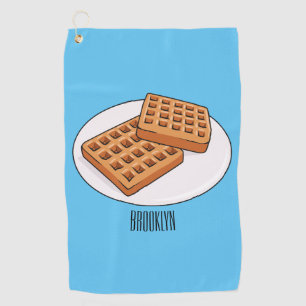 Serviette De Golf Illustration de gaufre
