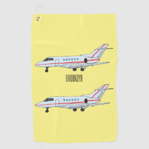 Serviette De Golf Illustration de jet privé