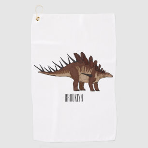 Serviette De Golf Illustration de Kentrosaurus