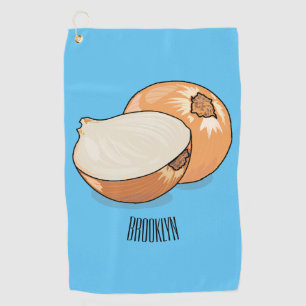 Serviette De Golf Illustration d'oignon