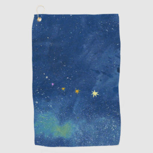Serviette De Golf Illustration du ciel étoilé