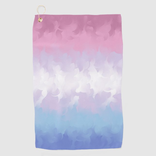 Serviette De Golf Indicateur Abstrait Bigender Pride (Devant)