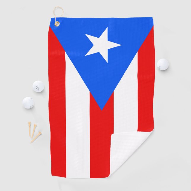 Serviette De Golf Indicateur Porto Rico (En situation)