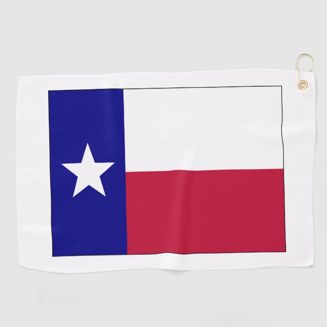 Serviette De Golf Indicateur Texas Lone Star (Horizontal)