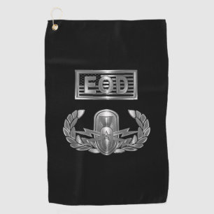 Serviette De Golf Insigne supérieur de déminage de l'EOD