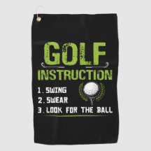 Instructions de golf amusantes