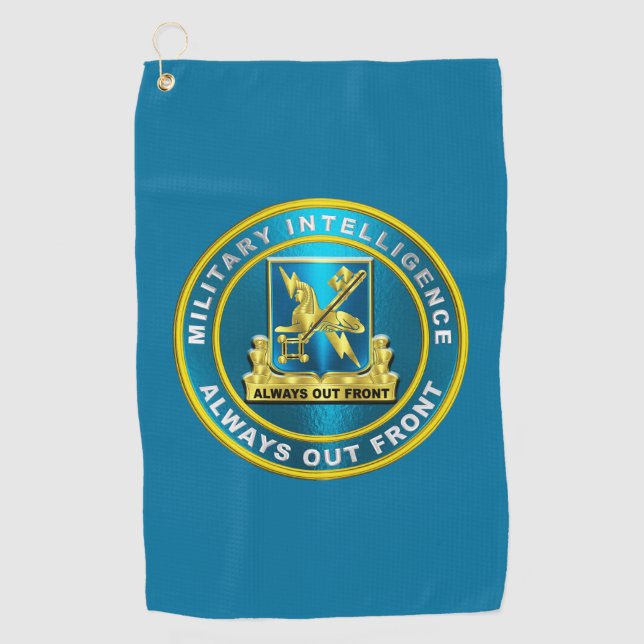 Serviette De Golf Intelligence militaire MI (Devant)