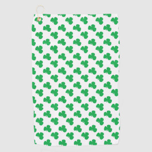 Serviette De Golf Irish Clover St. Patrick's Day vert vif