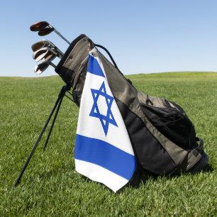 Serviette De Golf Israël drapeau patriotique moderne