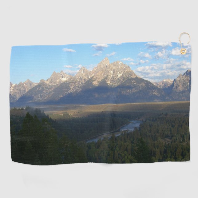 Serviette De Golf Jackson Hole Mountains (Grand Teton National Park) (Horizontal)