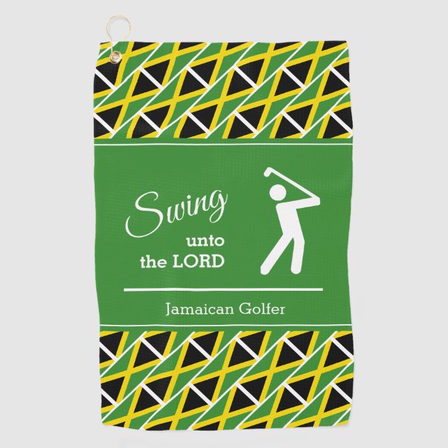 Serviette De Golf JAMAICA personnalisée (Devant)