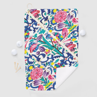 Serviette De Golf Jardin persan floral