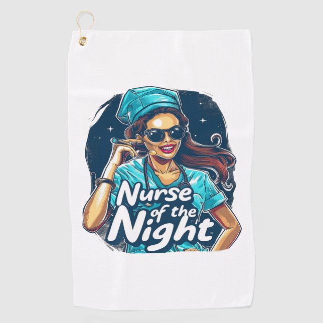 Serviette De Golf Je suis ici pour les Boos (Devant)