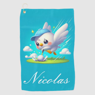 Serviette De Golf Jolie Birdie Golfing