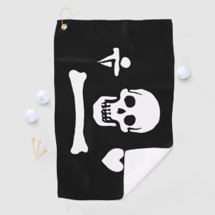 Serviette De Golf Jolly roger du drapeau pirate Stede Bonnet