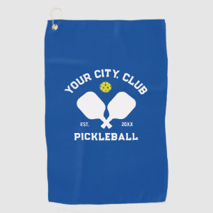 Serviette De Golf Joueur de l'équipe de Pickleball Club Sueur de chi