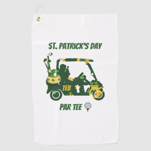 Serviette De Golf Jour de la Saint-Patrick Golf Par Tee Monogrammé
