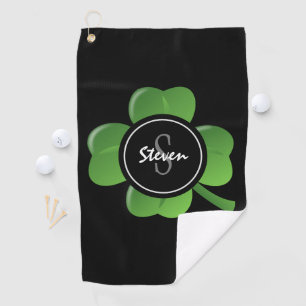 Serviette De Golf Jour de l'Saint Patrick moderne Lucky Green Shamro