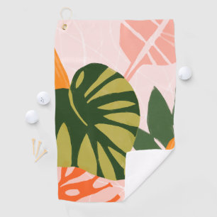 Serviette De Golf Jungle Collage I