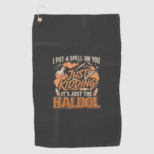 Serviette De Golf Juste pour rire Haldol Halloween Flacon de potion