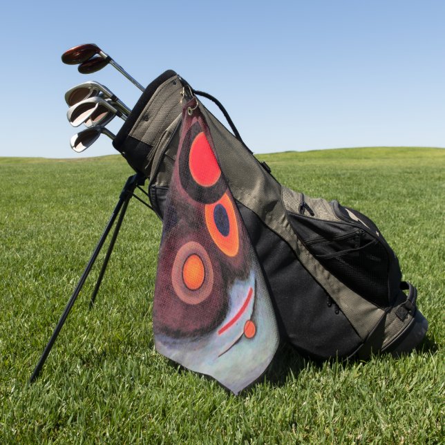 Serviette De Golf Kandinsky - Composition avec cercles (Vert)
